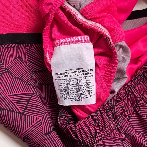 Nike Tempo Dri-fit Hot Pink & Black Printed Lined Athletic Shorts Small Women’s - Picture 10 of 11